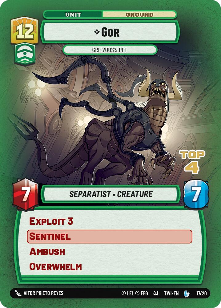 Gor - Grievous's Pet (Top 4) (17/20) [Organized Play Promos]