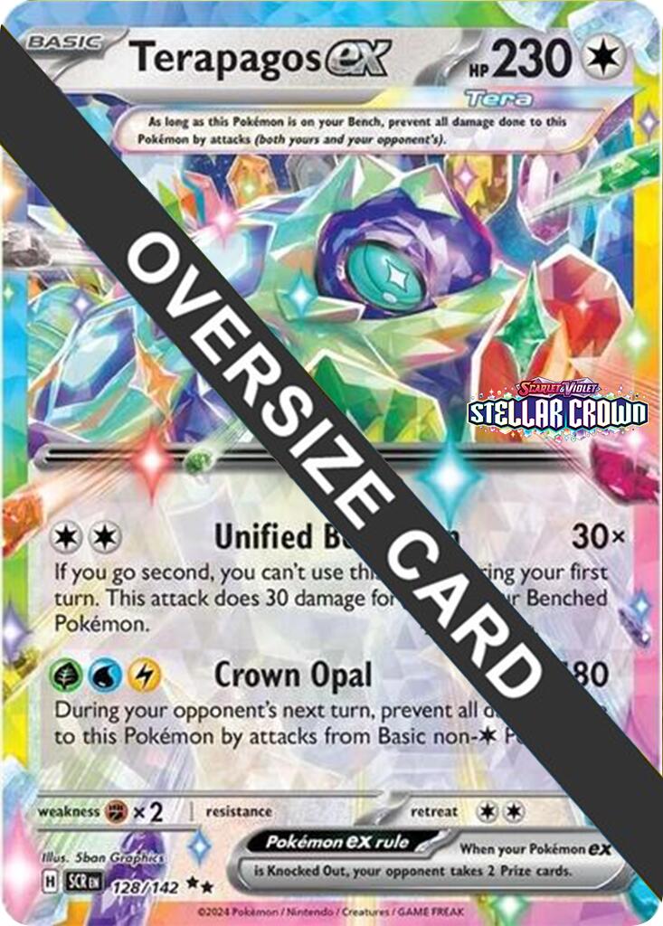 Terapagos ex (128/142) [Jumbo Cards]