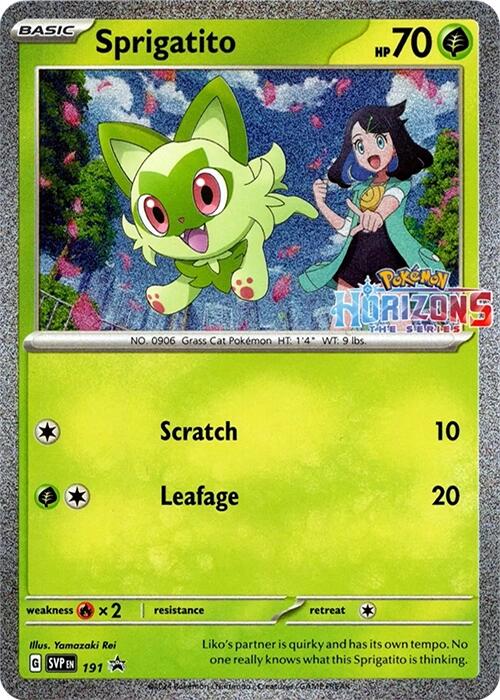 Sprigatito - 191 (191) [SV: Scarlet & Violet Promo Cards]