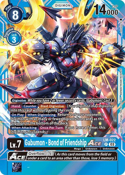 Gabumon - Bond of Friendship ACE (LM-022 P) [Special Limited Set]