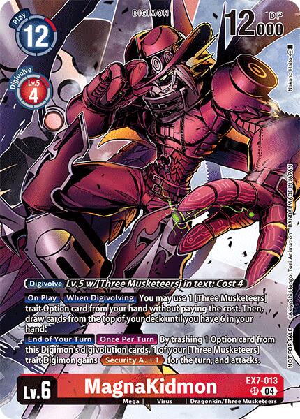 MagnaKidmon (Alternate Art) (Box Topper) (EX7-013 SR) [Special Limited Set]