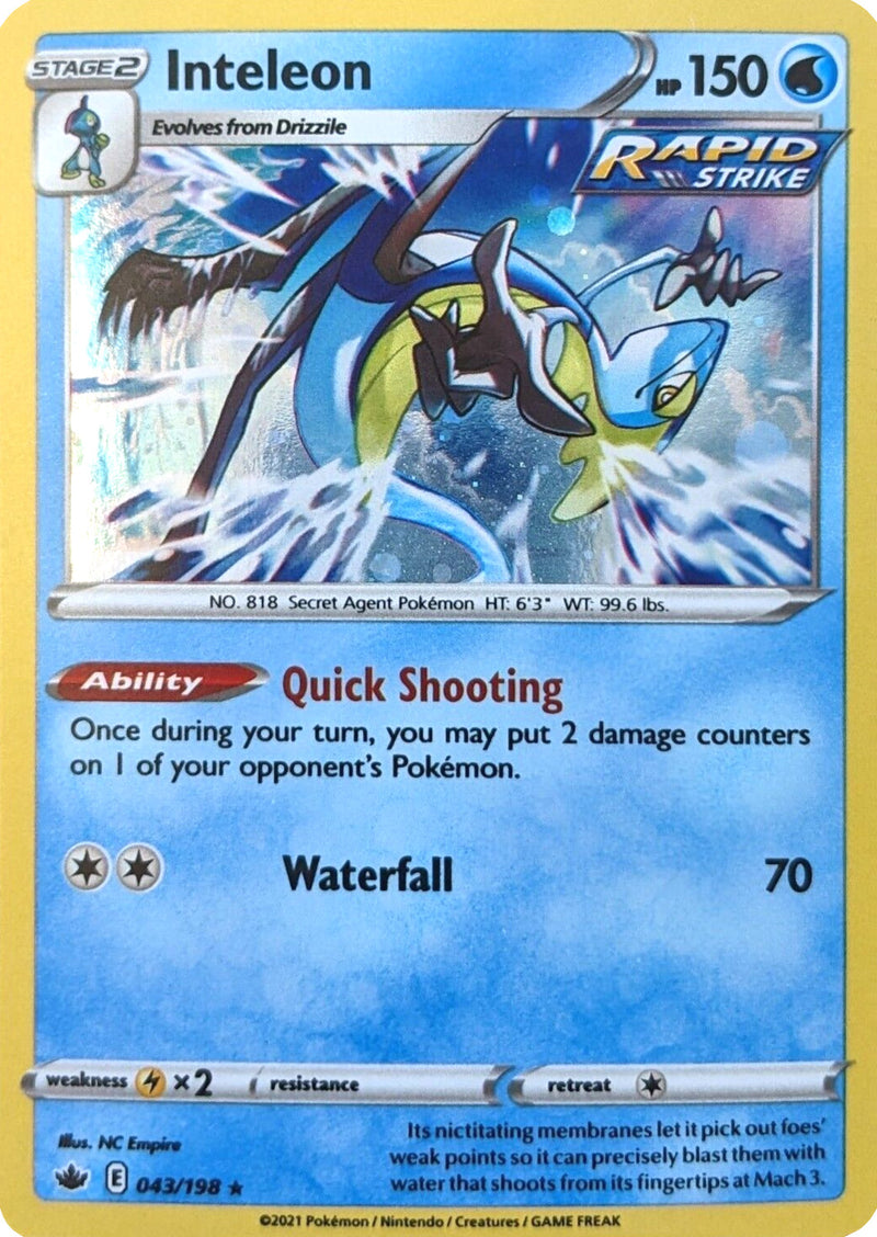 Inteleon - 043/198 (Cosmos Holo) (043/198) [Miscellaneous Cards & Products]
