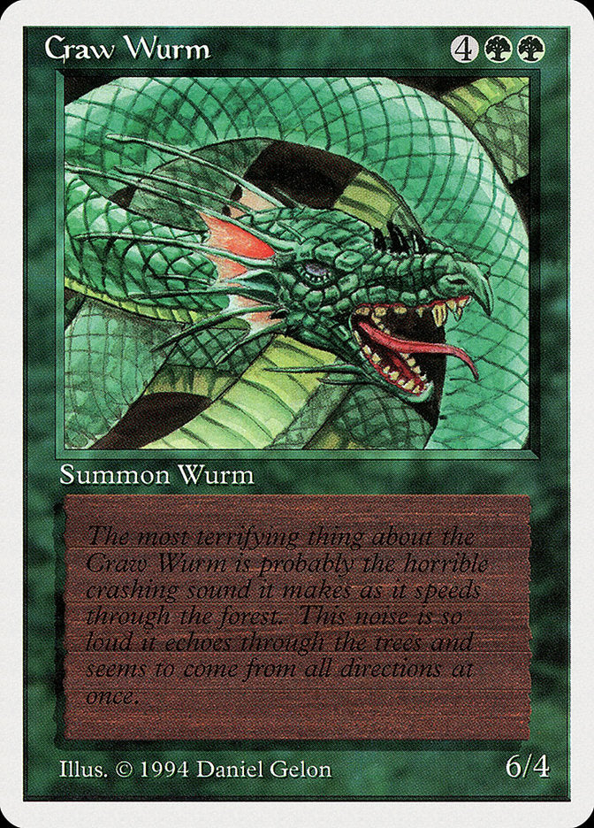 Craw Wurm (190) [Summer Magic]