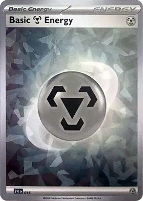 Basic Metal Energy (Cracked Ice Holo) (016) [SVE: Scarlet & Violet Energies]