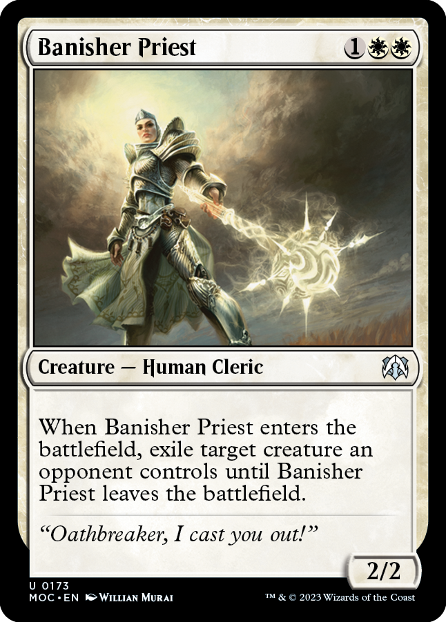 Banisher Priest (173) [Commander: March of the Machine]