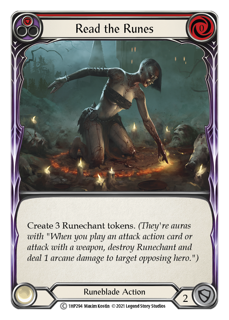 Read the Runes (Red) (1HP294) [History Pack Vol.1]