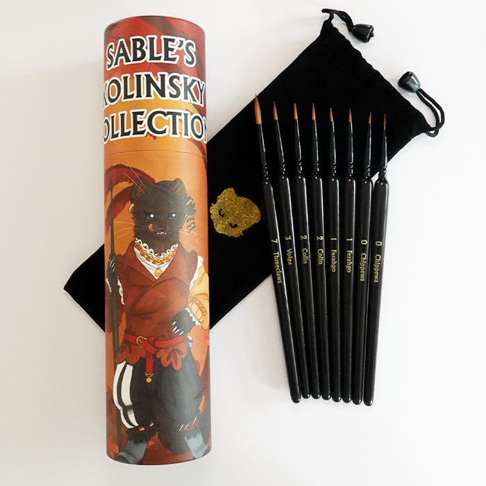 Kolinsky Sable Brush Set - Chronicle RPGs