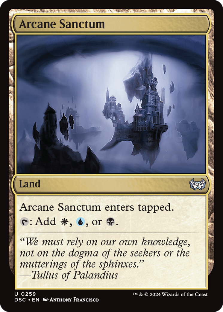 Arcane Sanctum (259) [Commander: Duskmourn: House of Horror]