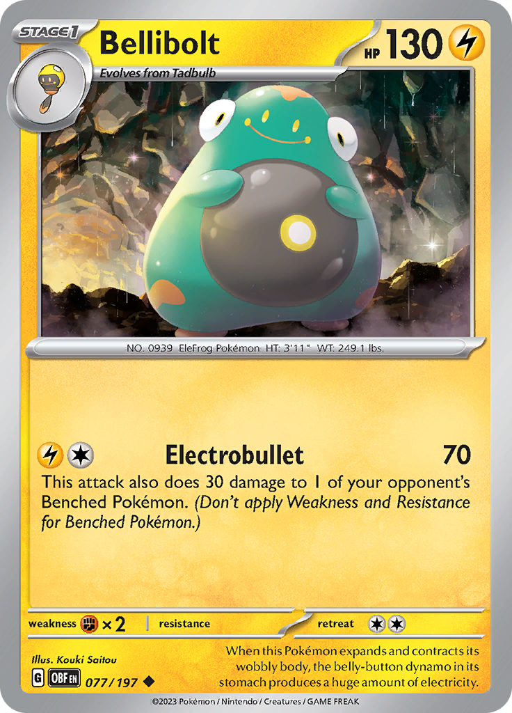 Bellibolt (077/197) [SV03: Obsidian Flames]