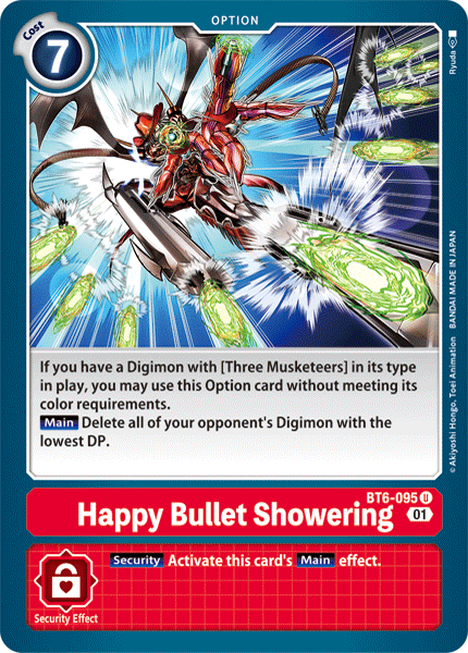 Happy Bullet Showering (BT6-095 U) [Double Diamond]