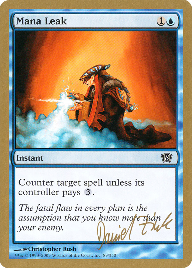 Mana Leak - 2003 Daniel Zink (8ED) [World Championship Decks]