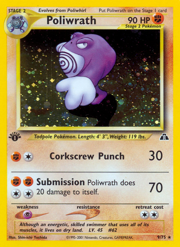 Poliwrath (9) (09/75) [Neo Discovery]
