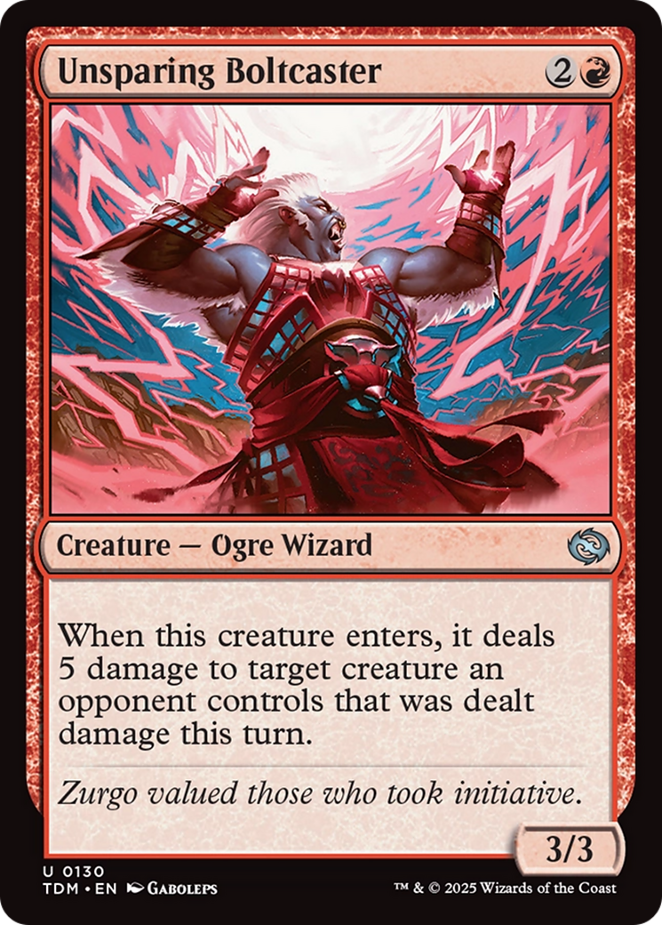 Unsparing Boltcaster (130) [Tarkir: Dragonstorm]