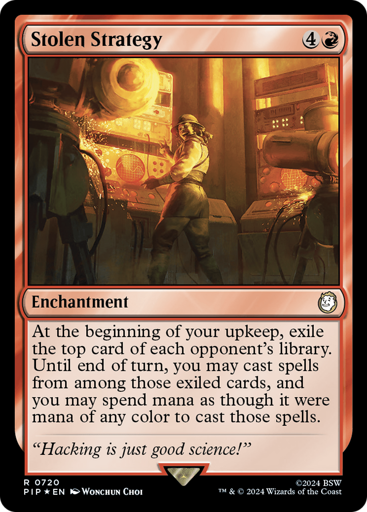 Stolen Strategy (Surge Foil) (720) [Universes Beyond: Fallout]