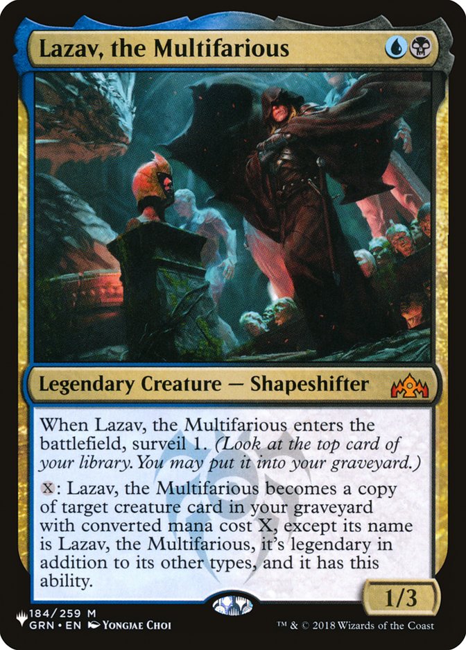 Lazav, the Multifarious (184/259) [The List Reprints]