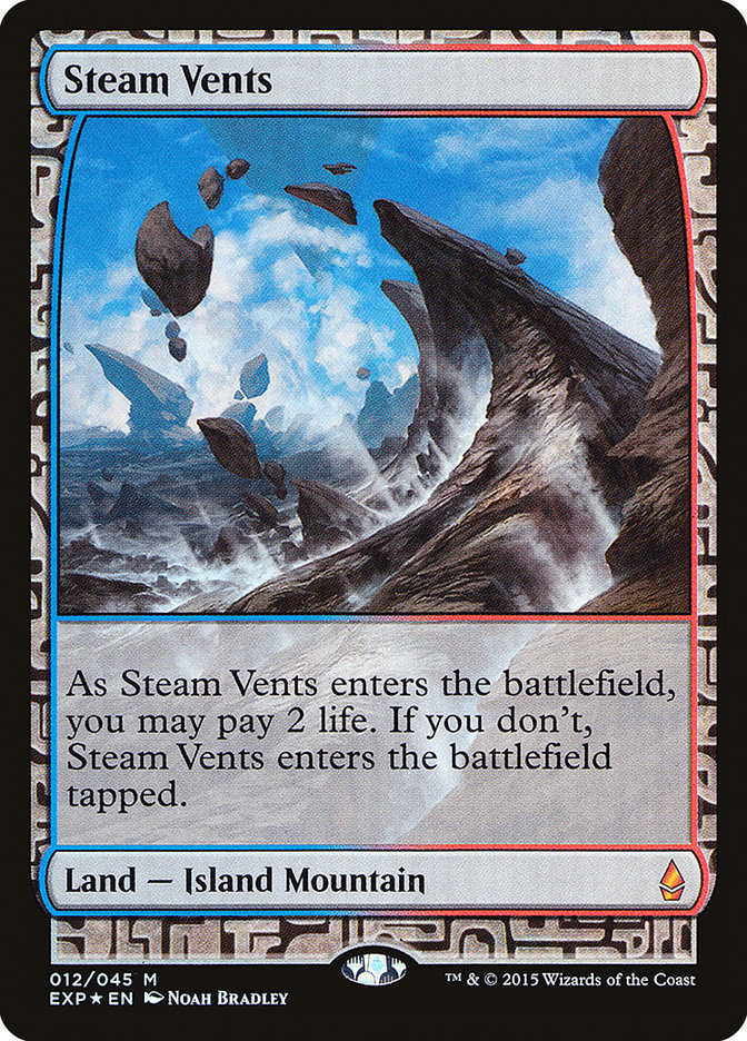 Steam Vents (12) [Zendikar Expeditions]