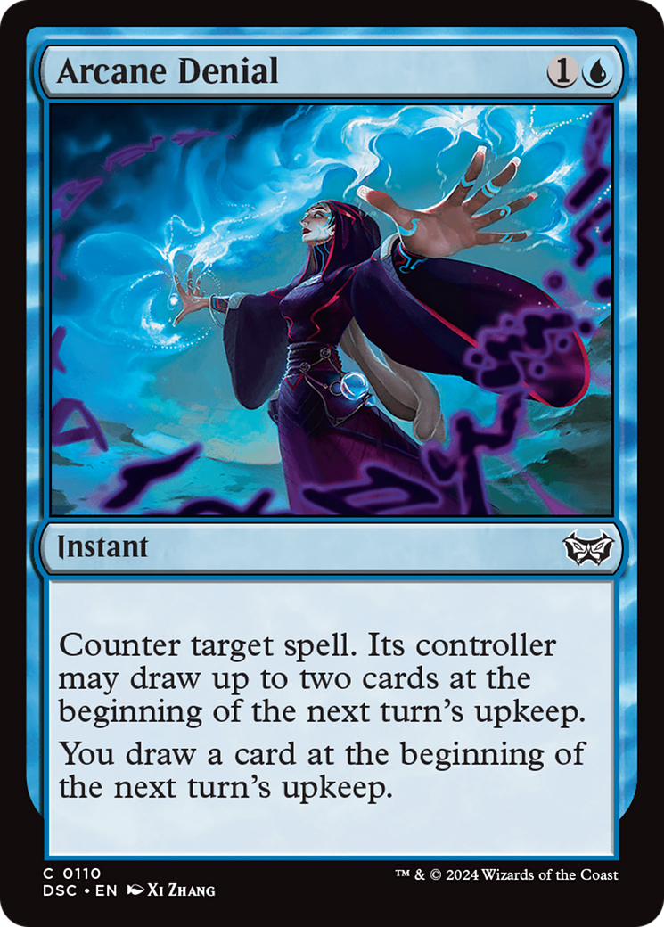 Arcane Denial (110) [Commander: Duskmourn: House of Horror]