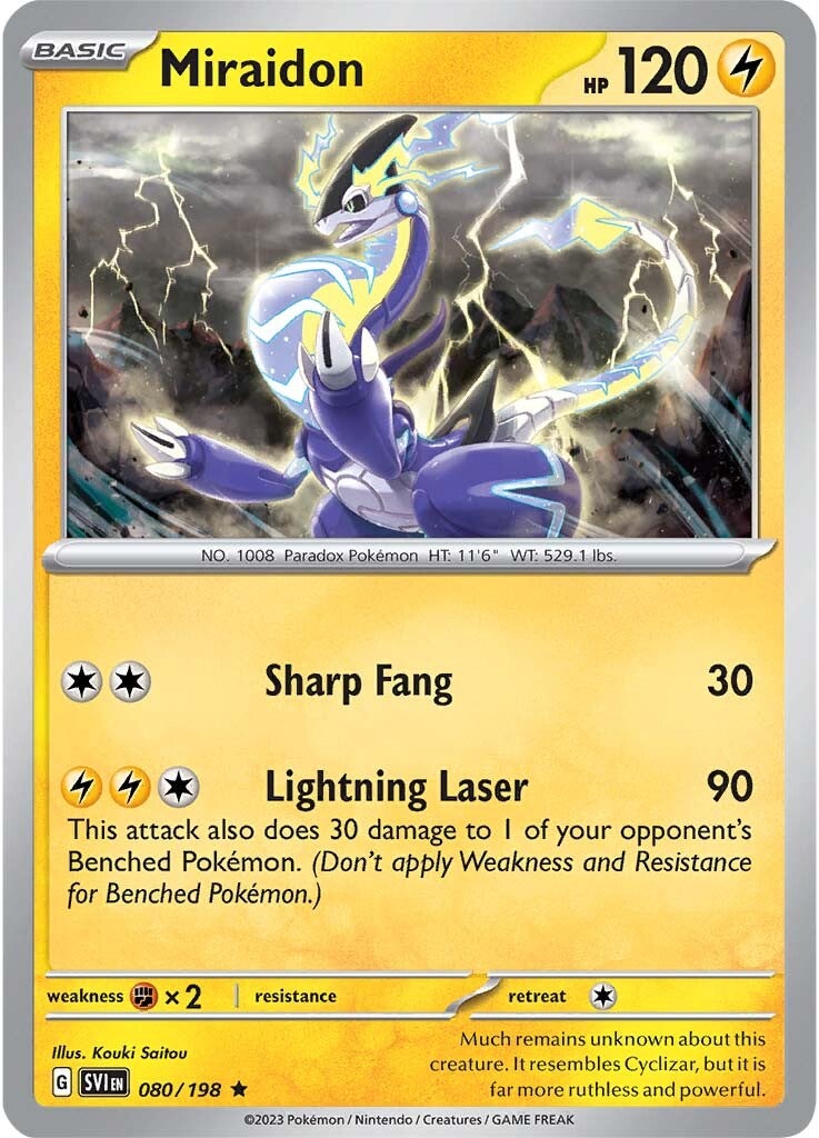 Miraidon (080/198) [SV01: Scarlet & Violet Base Set]