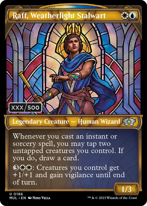 Raff, Weatherlight Stalwart (Serialized) [Multiverse Legends]