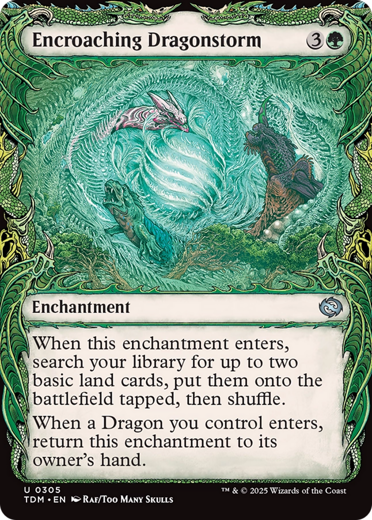 Encroaching Dragonstorm (Showcase) (305) [Tarkir: Dragonstorm]