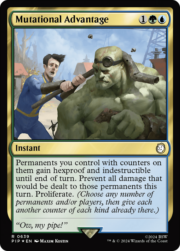 Mutational Advantage (Surge Foil) (639) [Universes Beyond: Fallout]