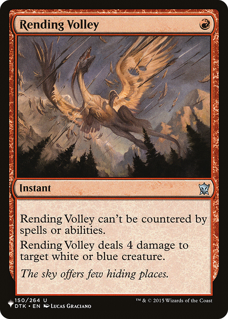 Rending Volley (150/264) [The List Reprints]