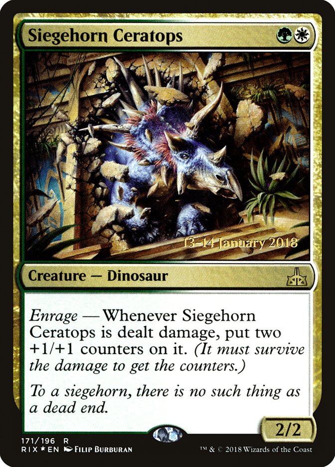 Siegehorn Ceratops (171) [Prerelease Cards]