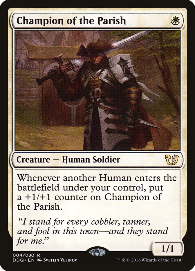 Champion of the Parish (4) [Duel Decks: Blessed vs. Cursed]