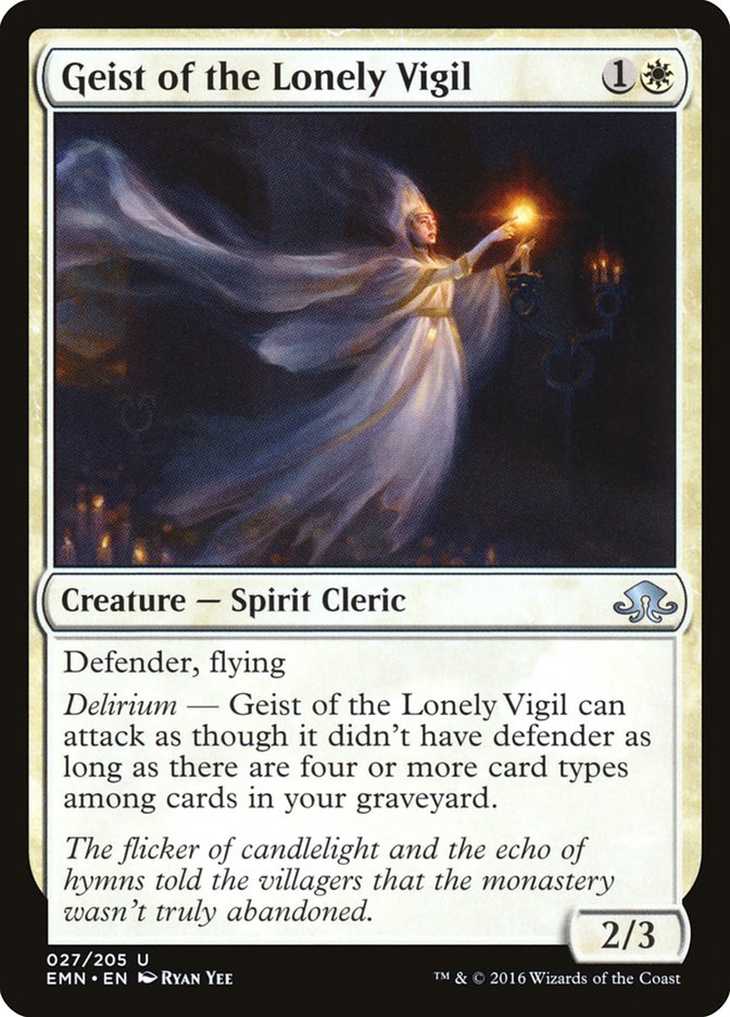 Geist of the Lonely Vigil (27) [Eldritch Moon]