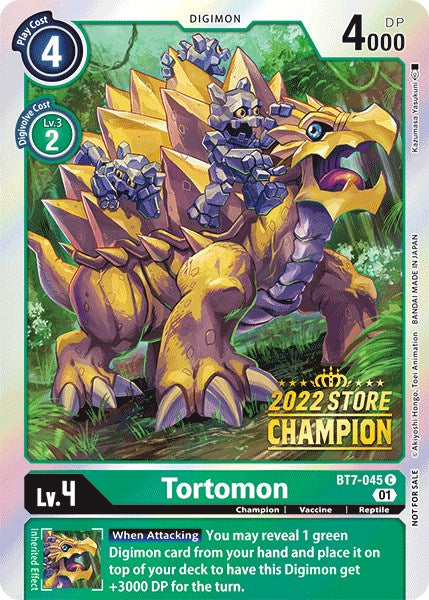 Tortomon (2022 Store Champion) (BT7-045 C) [Next Adventure]