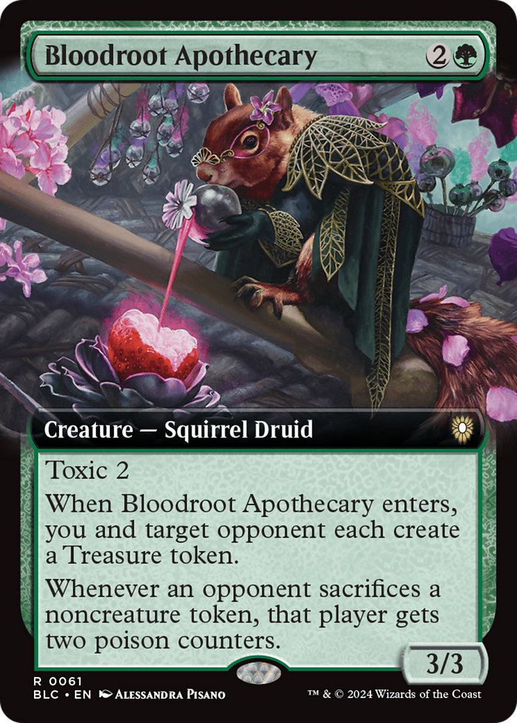 Bloodroot Apothecary (Extended Art) (61) [Commander: Bloomburrow]