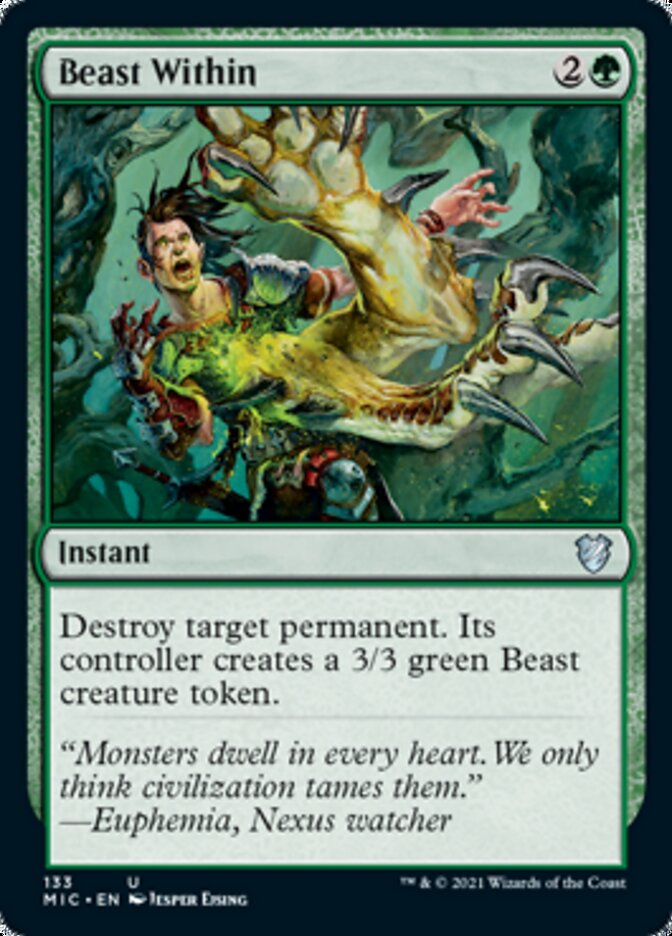 Beast Within (133) [Commander: Innistrad: Midnight Hunt]
