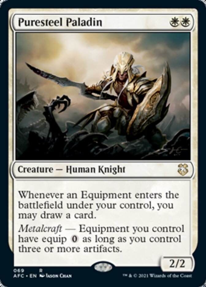 Puresteel Paladin (69) [Commander: Adventures in the Forgotten Realms]