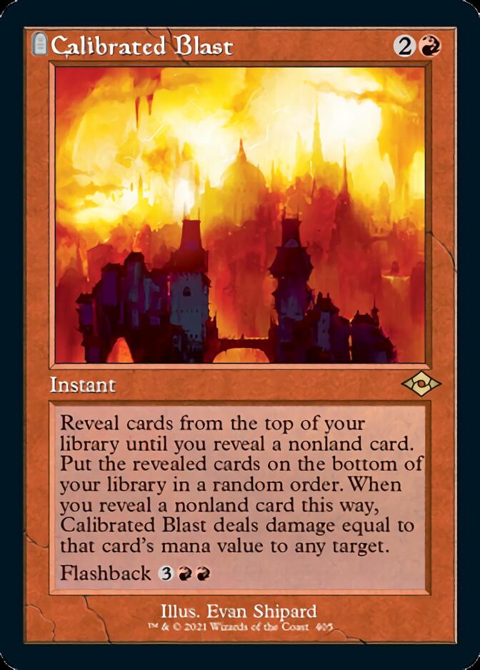 Calibrated Blast (Retro Frame) (405) [Modern Horizons 2]