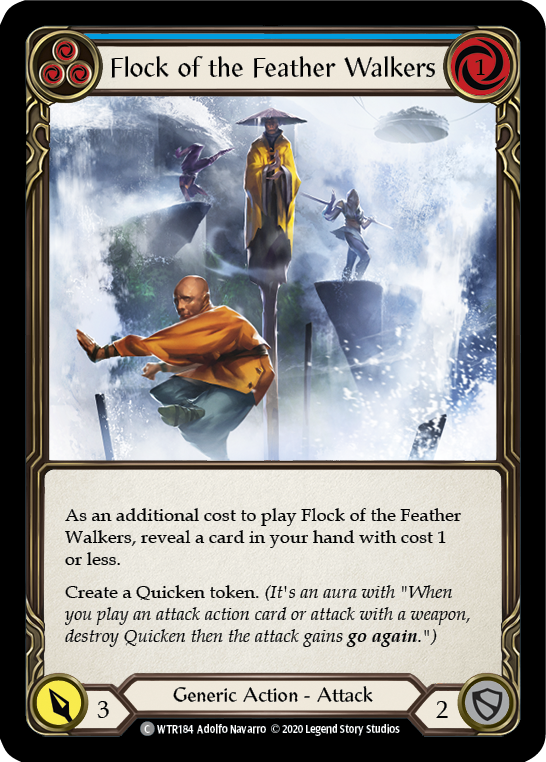Flock of the Feather Walkers (Blue) (WTR184) [Welcome to Rathe]