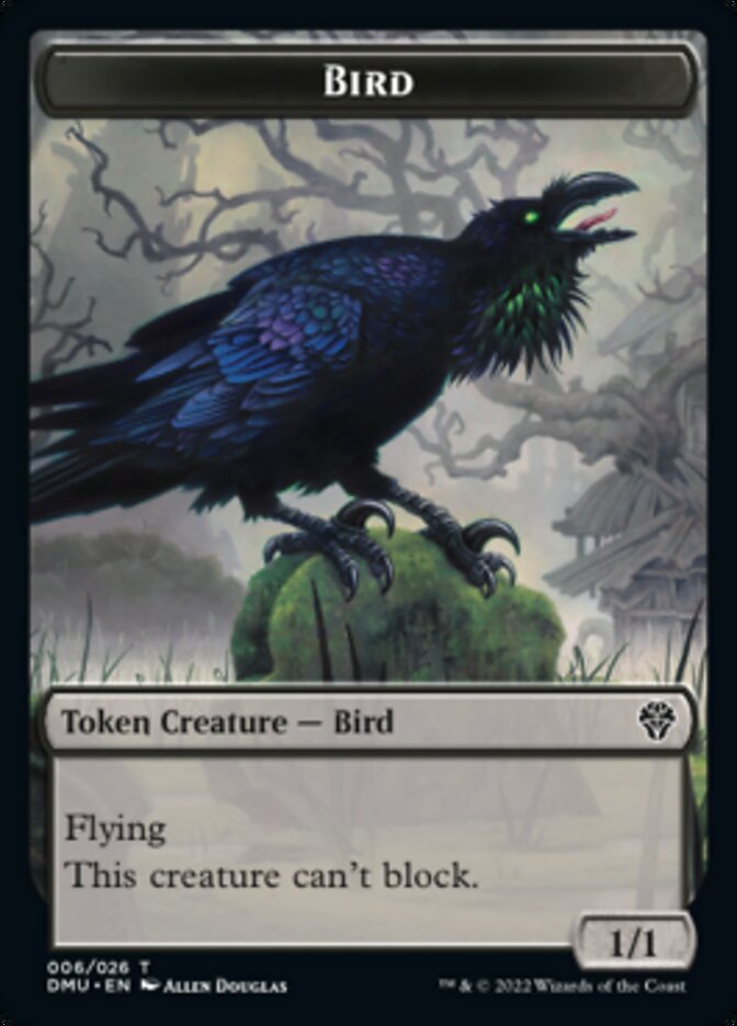 Phyrexian // Bird (006) Double-Sided Token (8 // 16) [Dominaria United]