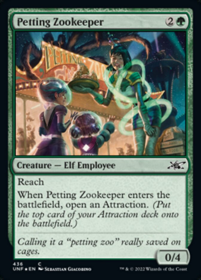Petting Zookeeper (Galaxy Foil) (436) [Unfinity]
