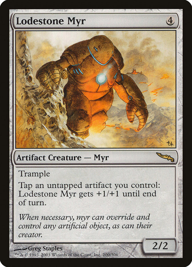 Lodestone Myr (200) [Mirrodin]