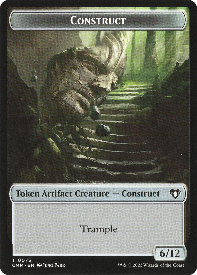 City's Blessing // Construct (0075) Double-Sided Token (49 // 75) [Commander Masters]
