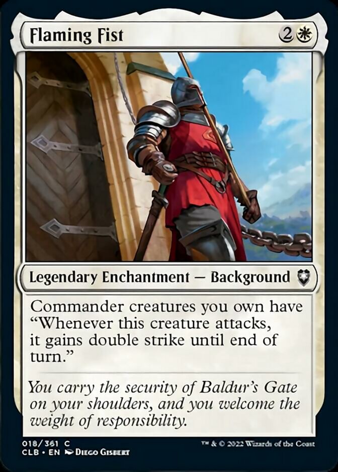 Flaming Fist (18) [Commander Legends: Battle for Baldur's Gate]