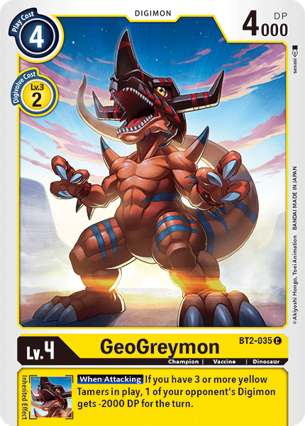 GeoGreymon (BT2-035 C) [Release Special Booster 1.5]