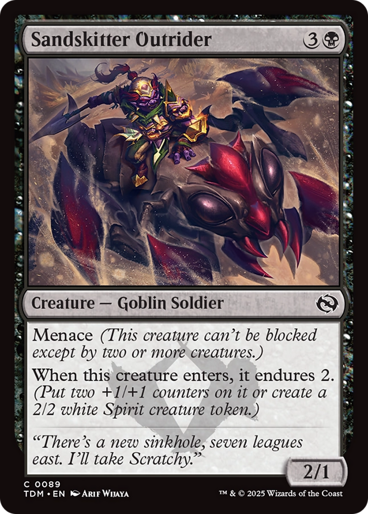 Sandskitter Outrider (89) [Tarkir: Dragonstorm]