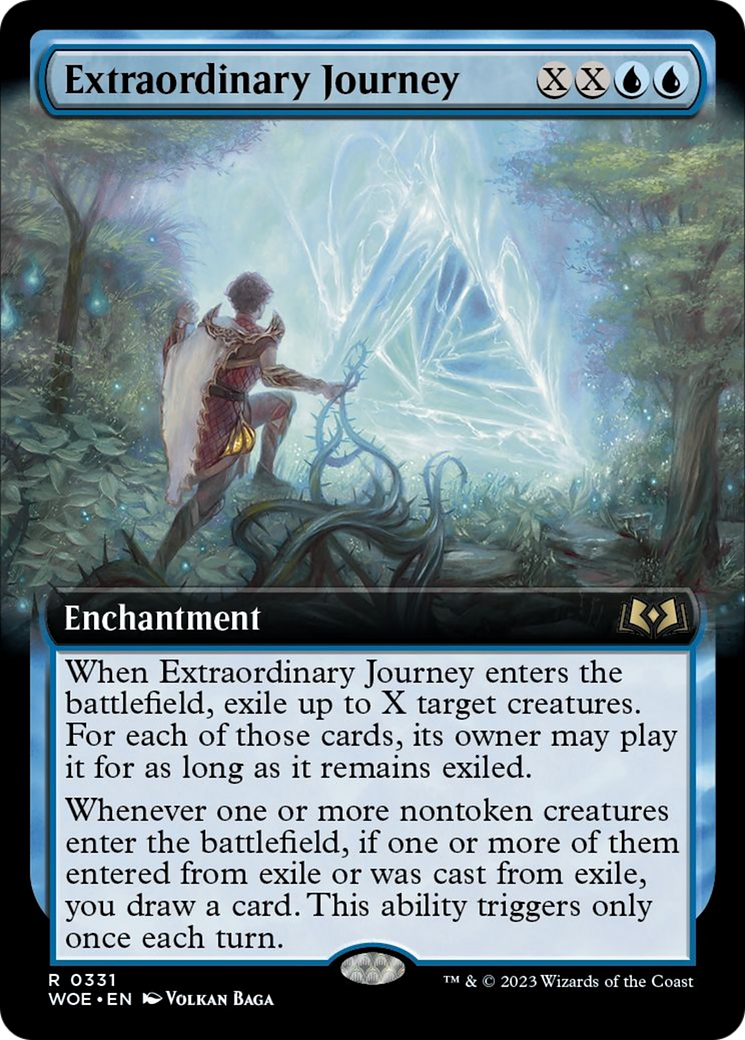Extraordinary Journey (Extended Art) (331) [Wilds of Eldraine]
