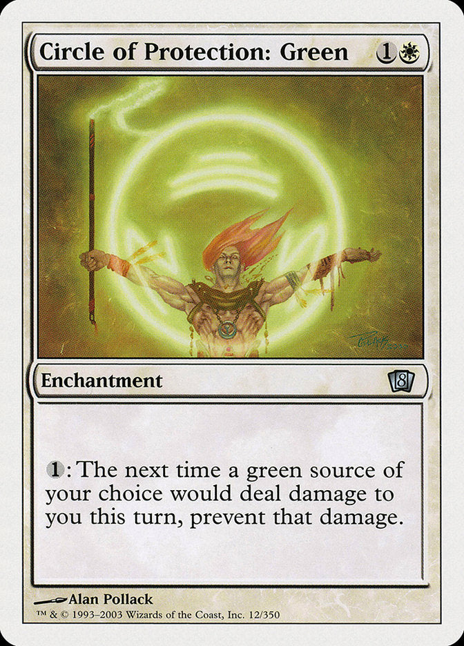 Circle of Protection: Green (12) [8th Edition]