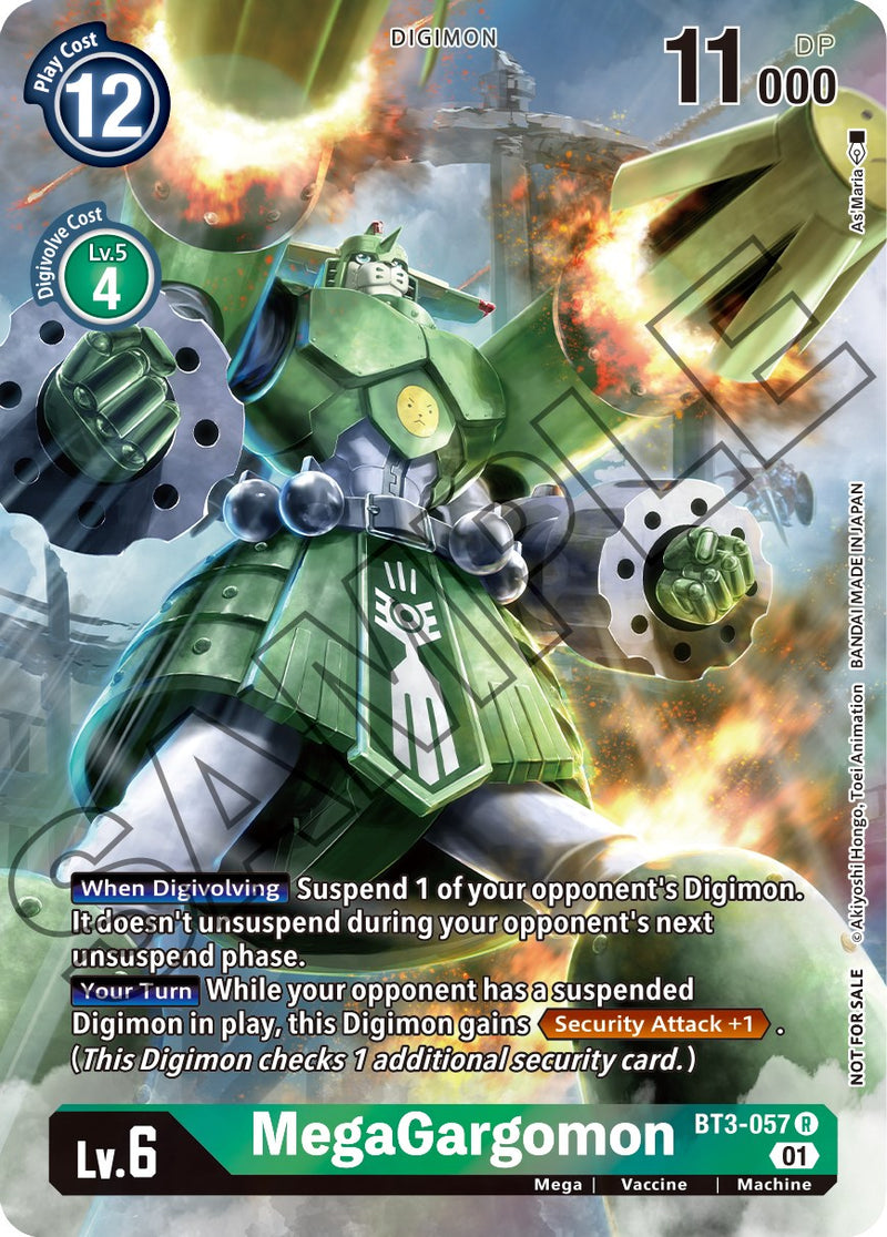 MegaGargomon (Tamer's Card Set 1) (BT3-057 R) [Release Special Booster 1.0]