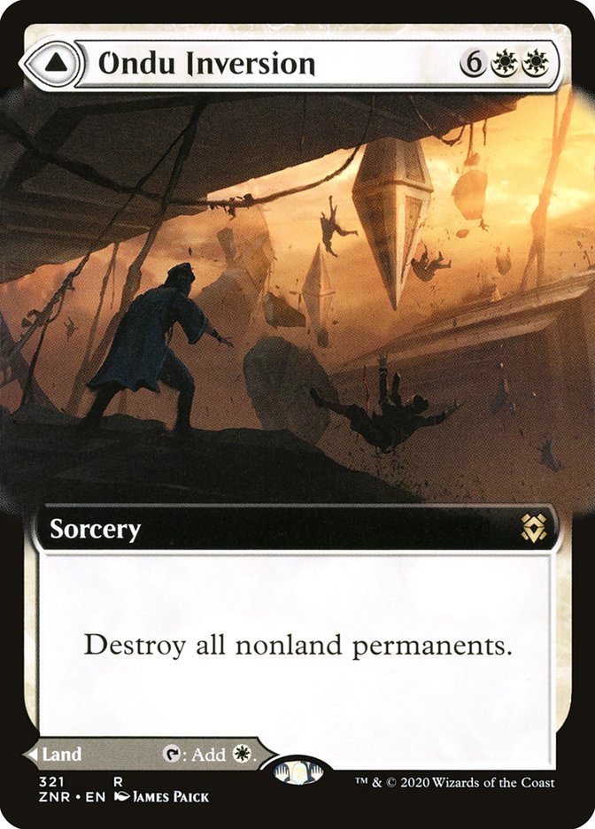 Ondu Inversion (Extended Art) (321) [Zendikar Rising]