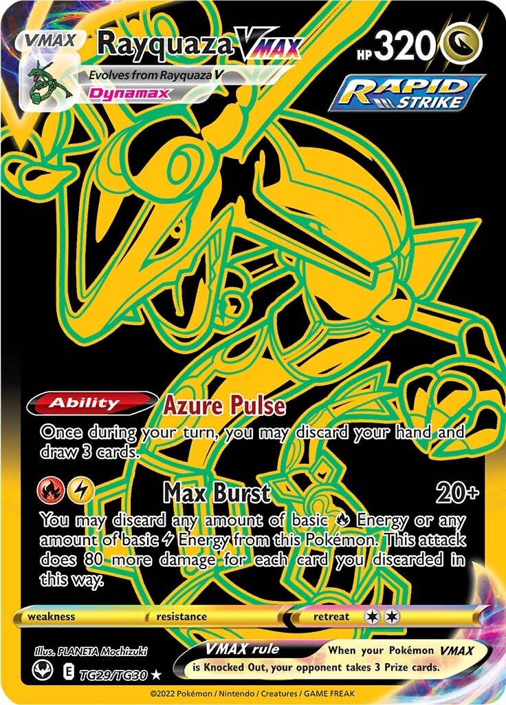 Rayquaza VMAX (Secret) (TG29/TG30) [SWSH12: Silver Tempest Trainer Gallery]