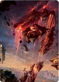Mountain Art Card (17/81) (17) [Art Series: Zendikar Rising]