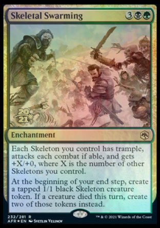 Skeletal Swarming (232) [Prerelease Cards]