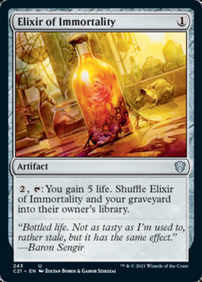 Elixir of Immortality (243) [Commander 2021]